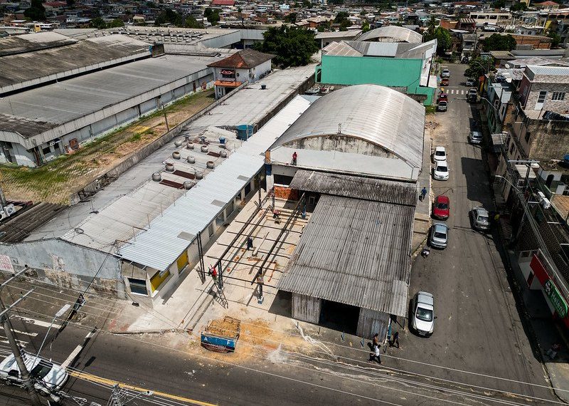 Prefeitura De Manaus Trabalha Na Conclusão Das Obras Do Mercado