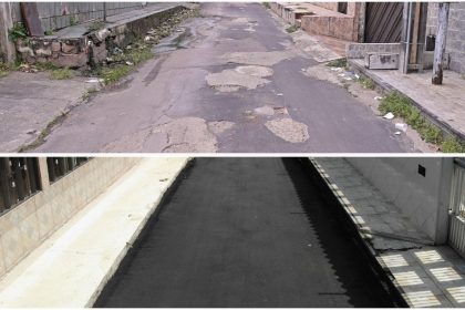 Aldenor Lima viabiliza recapeamento de rua no Japiim que aguardava obras ha 20 anos 16