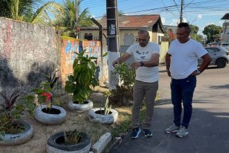 Everton Assis visita bairro Sao Francisco e destaca acao da prefeitura apos pedido de limpeza ser atendido 1