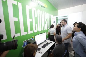 Governador Wilson Lima inaugura Telessaude em Jutai e Fonte Boa e leva atendimento especializado a mais dois municipios do interior 1 foto Alex Pazuello Secom 300x200 1