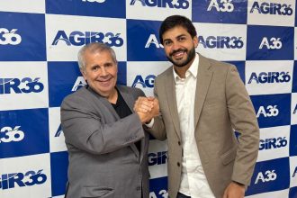 Joao Paulo Janjao visita sede nacional do Agir e reune se com o presidente Daniel Tourinho 1