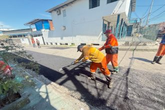 Plano de Verao da Prefeitura de Manaus chega ao bairro Jorge Teixeira 3a etapa com acoes simultaneas de recuperacao viaria 3