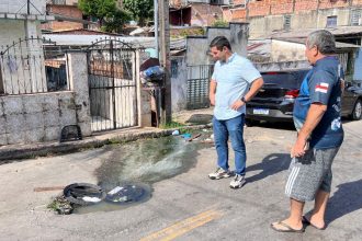 Saimon Bessa pede suspensao de tarifa de esgoto em area sem servico adequado no bairro Petropolis 1