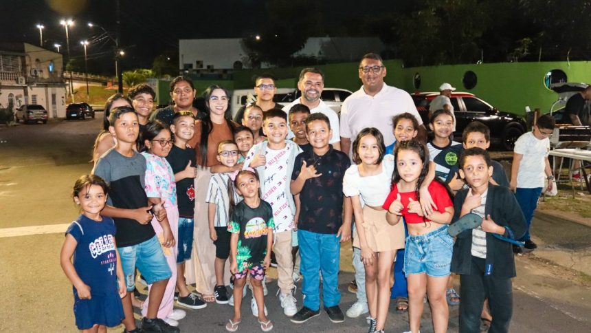Ivo Neto promove Noite do Hamburguer para criancas da comunidade em Santa Luzia 1