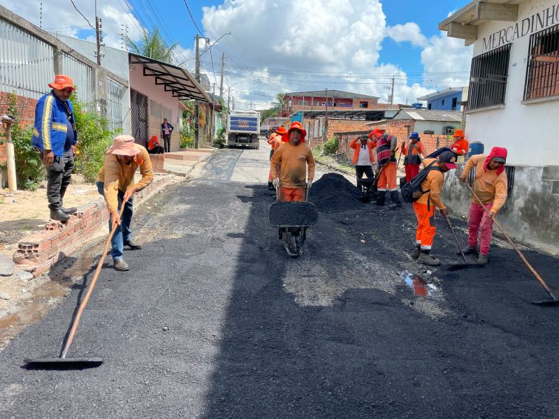 Prefeitura de Manaus reforca infraestrutura viaria na zona Leste com frentes de obras simultaneas 4
