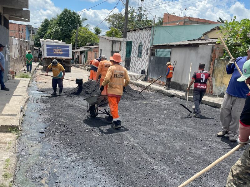 Transformacao chega a zona Norte com servicos do Plano de Verao da Prefeitura de Manaus