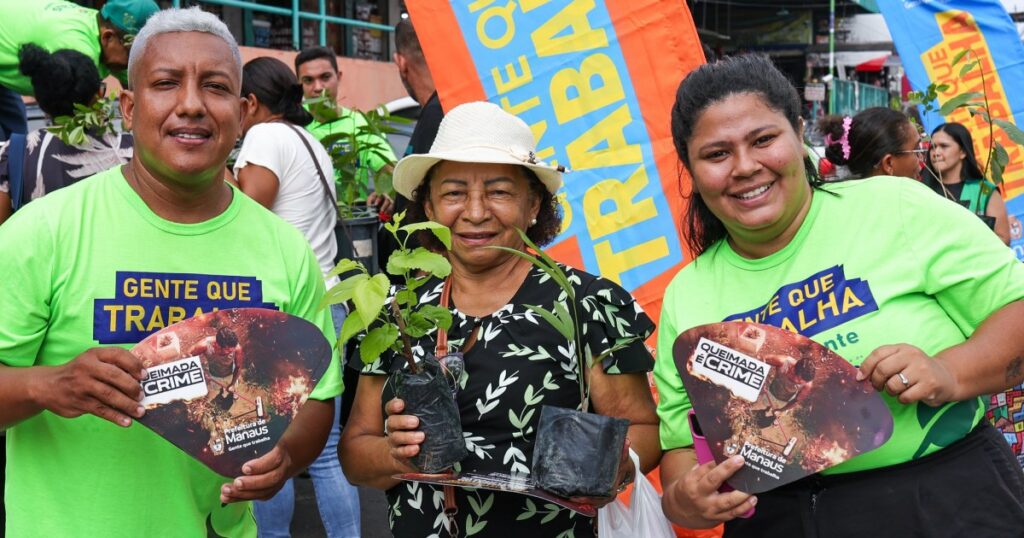 Manaus mantém ponto fixo de distribuição de mudas no São José Operário