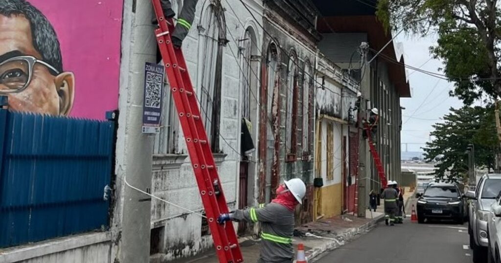 Implurb articula operadoras e setores municipais para reorganizar rede aérea no Centro de Manaus
