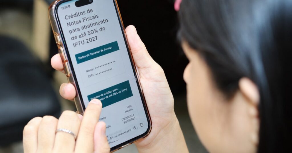 Nem toda NFS-e com CPF gera crédito para abatimento do IPTU de 2027 em Manaus