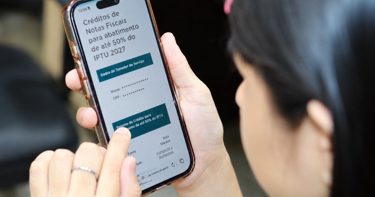 Nem toda NFS-e com CPF gera crédito para abatimento do IPTU de 2027 em Manaus