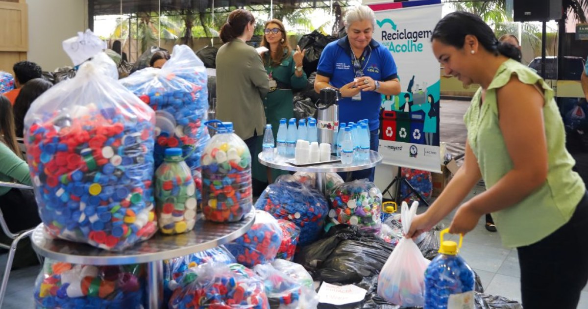 Reciclagem na Aleam reúne apoio a pacientes, bancos de leite e descarte de resíduos