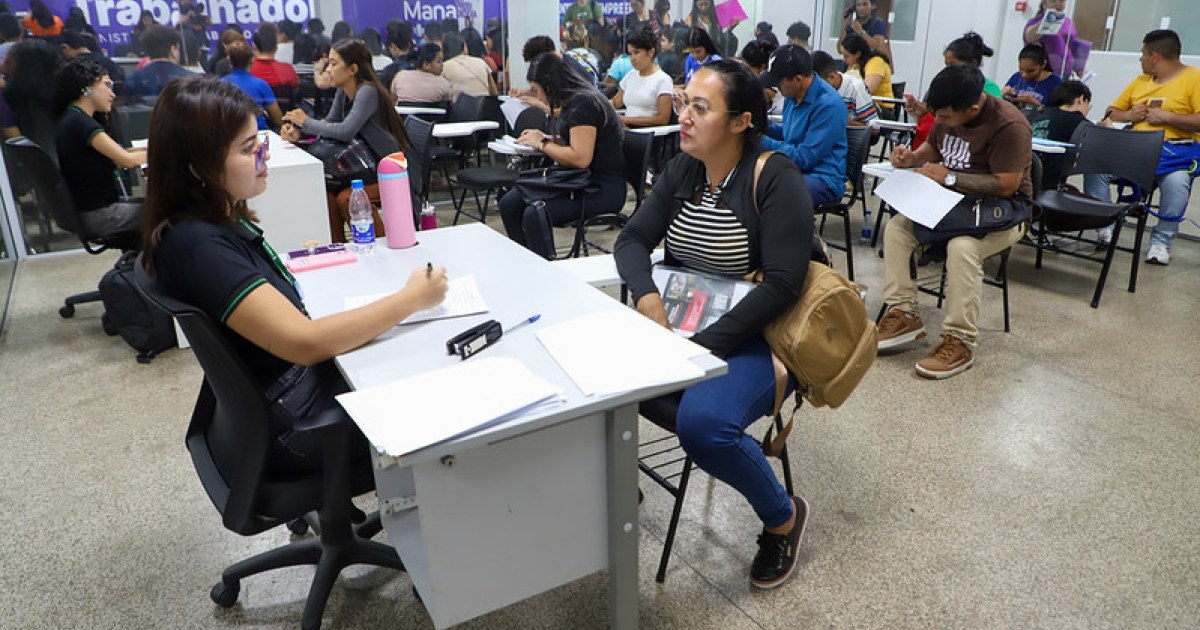 Feirão de empregos terá atendimento das 8h às 22h na zona Norte de Manaus