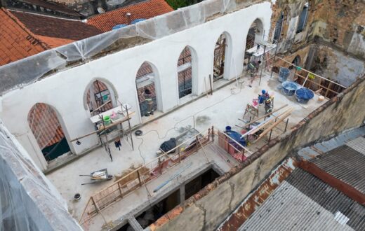 Projeto prevê uso integrado ou independente para os três pavimentos do Casarão de São Vicente