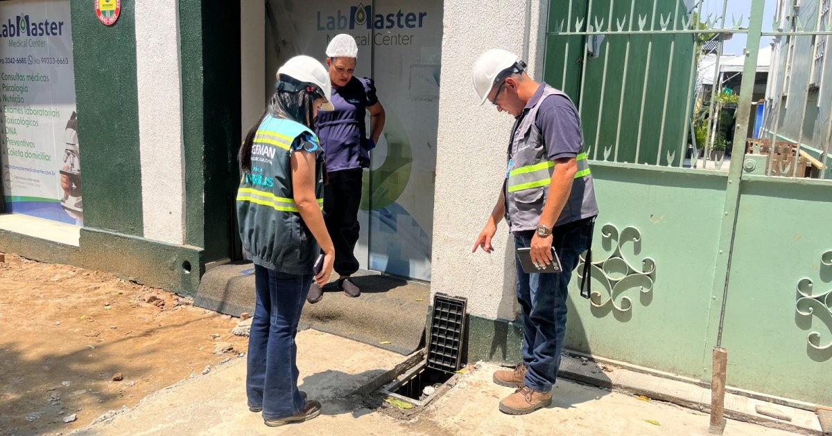 Intervenções mantêm acesso local durante obra da Rua Gastronômica no Centro de Manaus